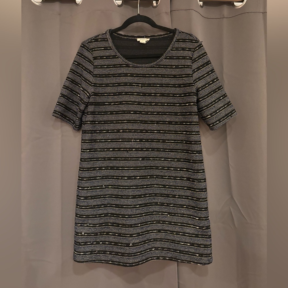 LoveRiche black tweed dress